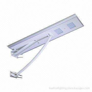 Easy to install, all in one solar street light with motion sensor, 25W power with lithium battery
